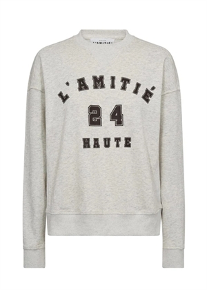 College curve sweat Pearl Melange HAUTE L'AMITIÈ 